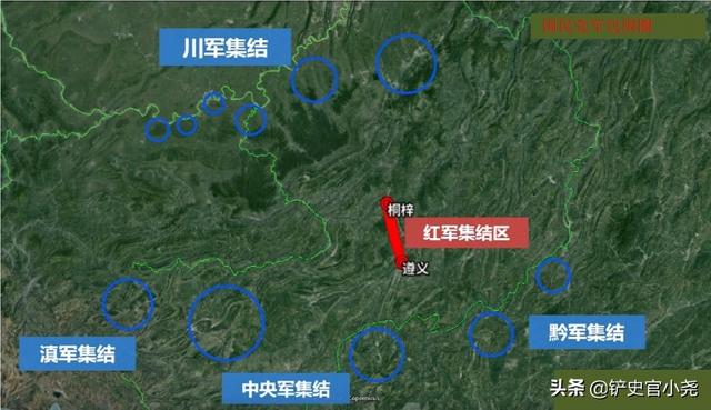 四渡赤水路线图，四渡赤水路线动画演示（毛主席的四渡赤水究竟有多牛）