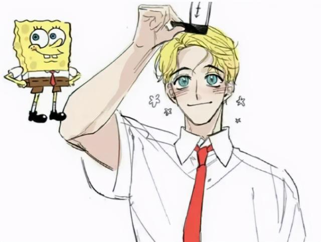 海绵宝宝拟人化，微信头像，海绵宝宝拟人化（章鱼哥这颜值也太帅了）