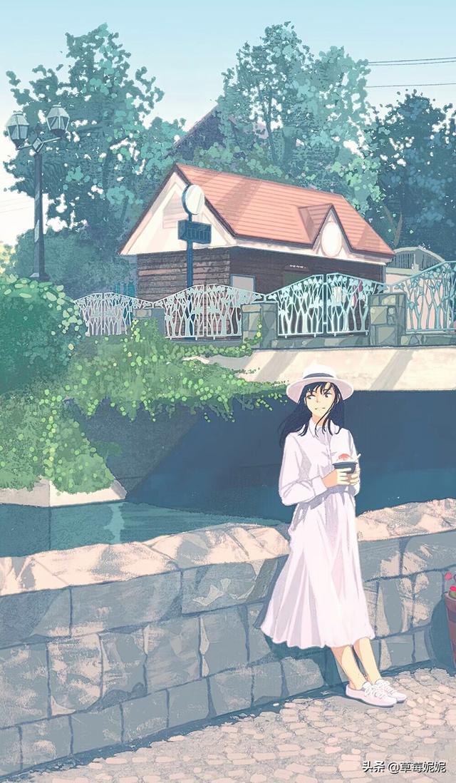 草莓酱：唯美复古旧漫女生头像微信，草莓酱：唯美复古旧漫女生头像（唯美二次元头像丨壁纸）