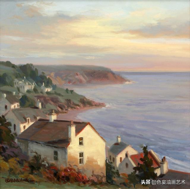 中世纪欧洲绝美油画风景，西方传世风景油画系列集锦