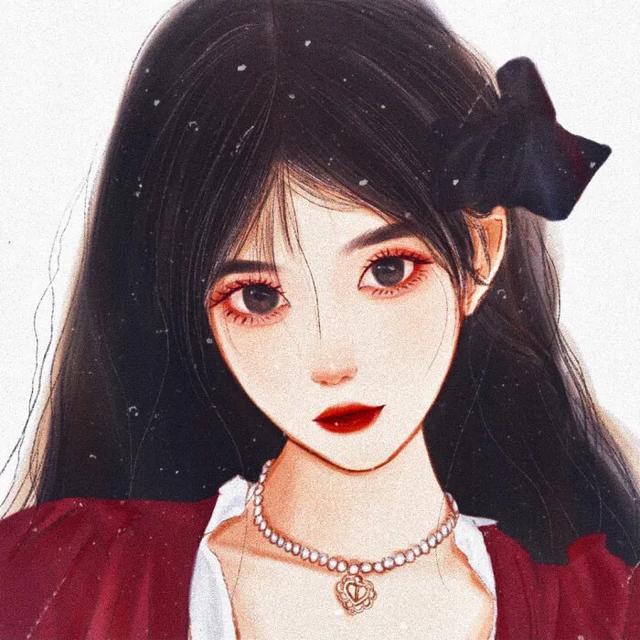 女生手机挡脸头像，女生头像一一手机遮脸微信（温柔好看的手绘女生插画头像合集来袭）