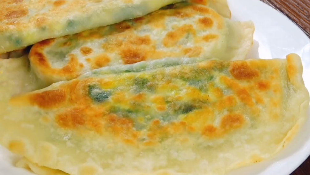 【韭菜雞蛋餡餅】做法步驟圖 皮薄餡足 用來當早餐最好-起舞食譜網