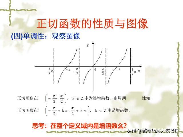 tanx的原函数，tanx的原函数是多少（正切函数y=tanx图像和性质）