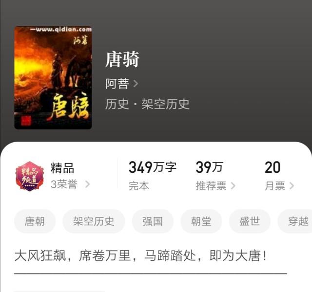 关于隋末唐初的架空小说，架空初唐历史小说（七本唐代架空小说）
