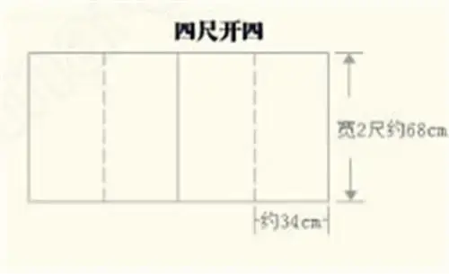 6尺宣纸尺寸大小，6尺宣纸尺寸大小及价格（宣纸尺寸快速换算方法）