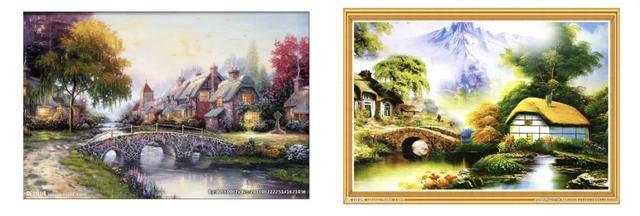 一步一步教你画长城，怎么画长城（他用粉笔在黑板上画出了万里长城、十里桃林还有清明上河图）