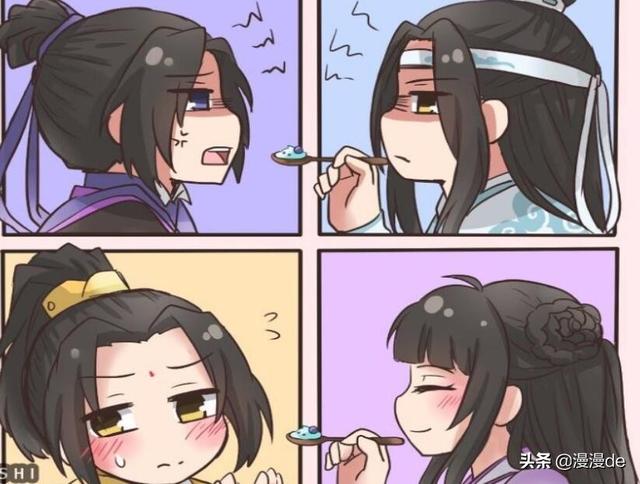 魔道祖师绘画q版金凌和思追，魔道祖师Q版萌图来袭