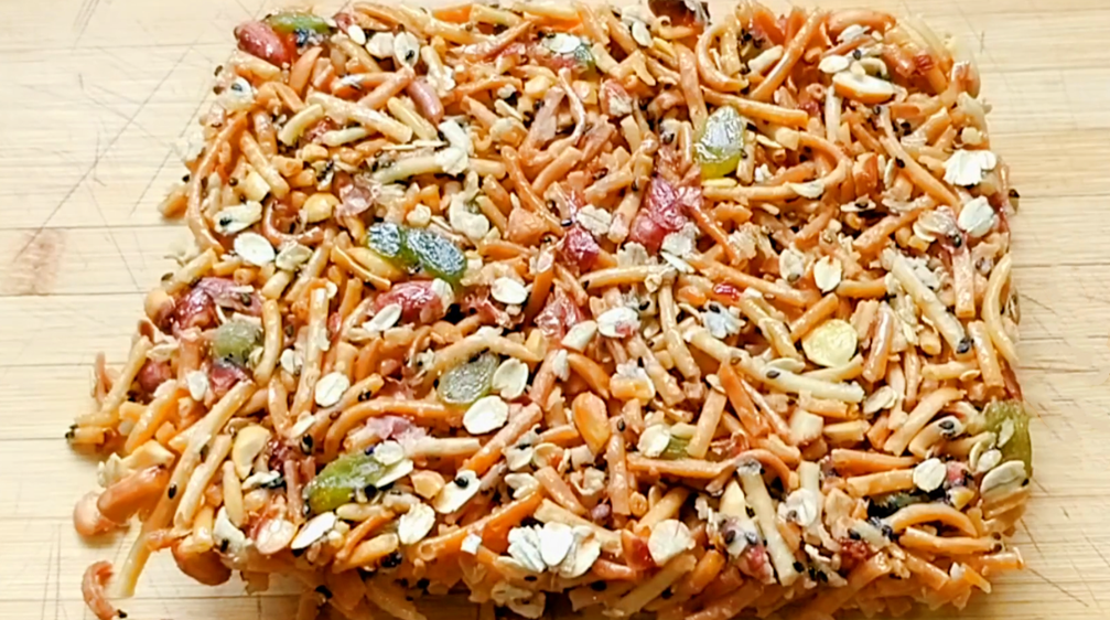 【面條版沙琪瑪】做法步驟圖 越吃越想吃 出鍋孩子搶著吃-起舞食譜網