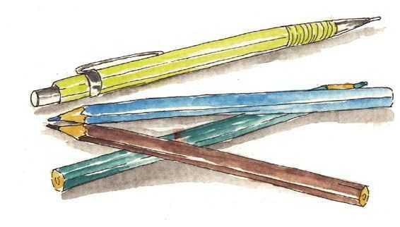 彩铅画入门教程步骤图，彩铅画详细教程（分步骤讲解笔等绘画工具的准备）