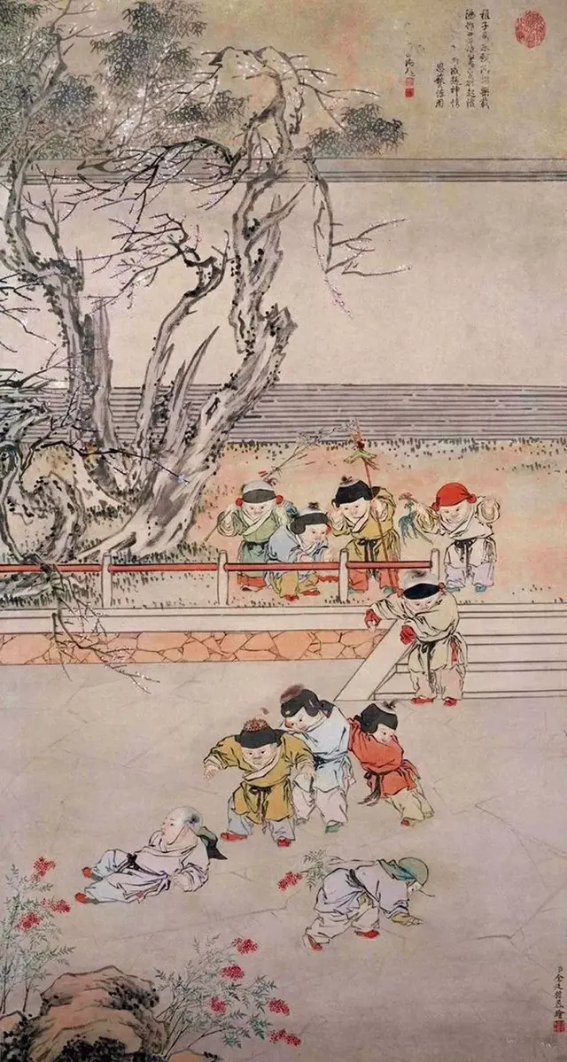 怎样画儿童简笔画笊篱，篱笆简笔画怎么画（对比看看古代孩子们的玩法趣味多多）