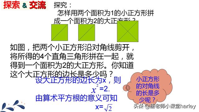 什么叫算术平方根，算术平方根为什么叫算术平方根（探究学习+例题解析+习题专练）