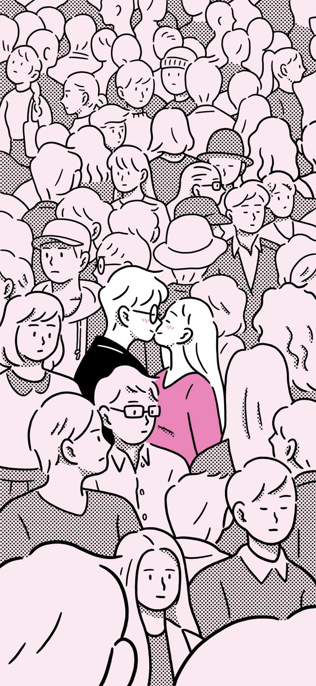 情侣壁纸，情侣壁纸2022最新壁纸（情侣壁纸︱爱在温柔里生长图片）