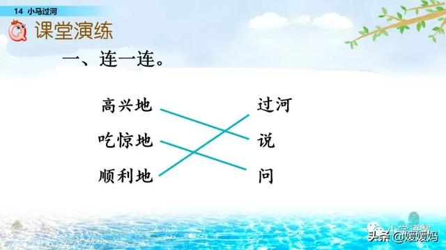 驼能组什么成语，驼能组什么成语接龙（二年级下册语文课文14《小马过河》图文详解及同步练习）
