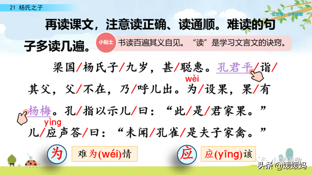 为设果下一句是什么，为设果什么意思（五年级下册语文第21课《杨氏之子》图文详解及同步练习）