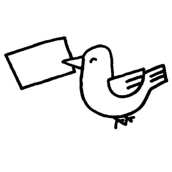 鸽子简笔画怎么画，抓住大的形体简单易学（简笔画：高清鸽子简笔画）