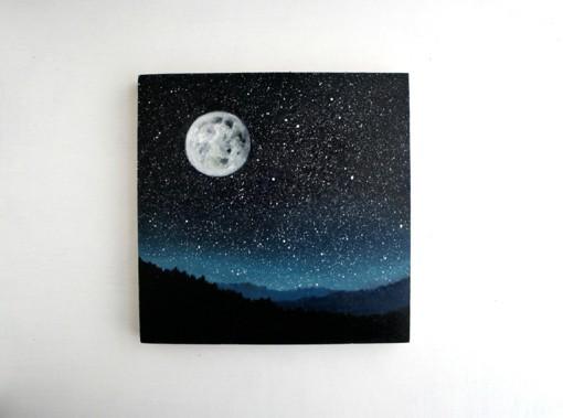 唯美星空动漫图，唯美星空动漫图片大全（自美国插画师Jessica）