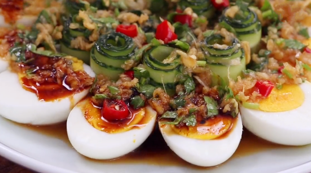 【涼拌水煮蛋】做法步驟圖 給紅燒肉都不換-起舞食譜網(wǎng)