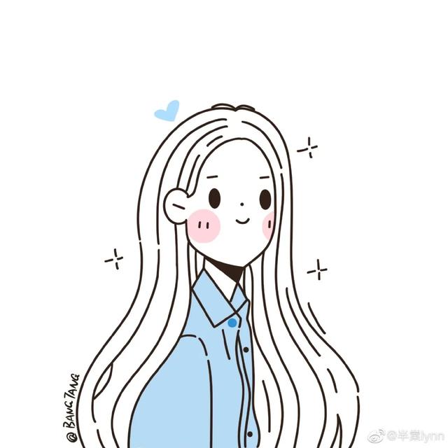 简笔画头像/可爱微信，简笔画头像/可爱（简笔画线条头像）
