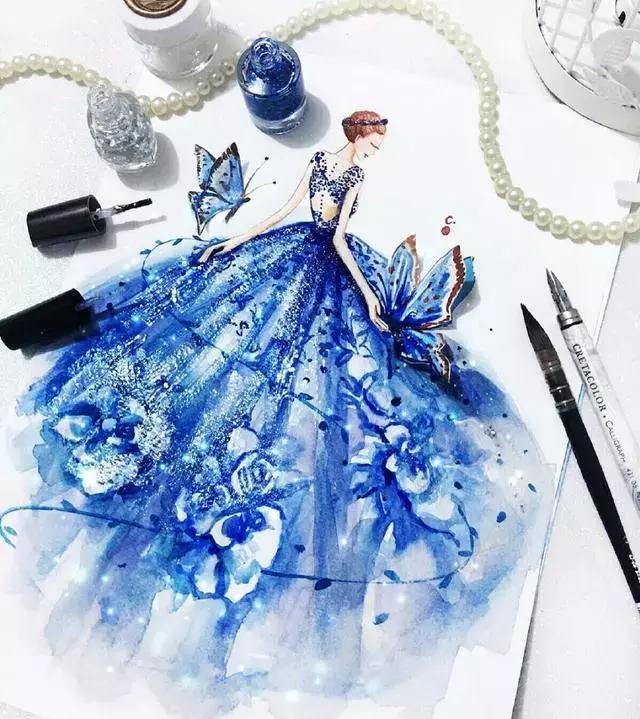 天平怎么画，十二星座专属手绘公主裙（如何制作天平）