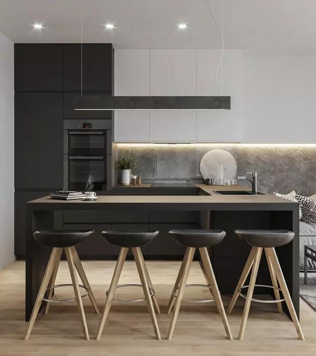 岛台高度和橱柜高度是多少，岛台距离橱柜多少合适（颜值和功能一个不能少）