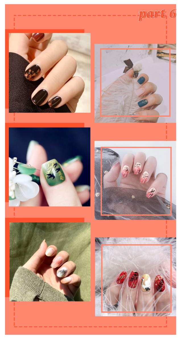 显白的指甲图片，显白指甲图片 款式渐变（精致又高级，还很显手白）