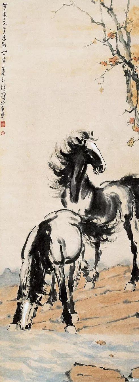 徐悲鸿擅长画什么，徐悲鸿爱画什么（徐悲鸿 国画辑录欣赏）