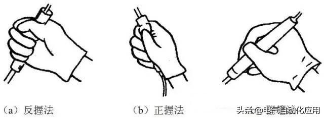 电烙铁的使用方法及图解，手工焊接注意事项和电烙铁使用方法