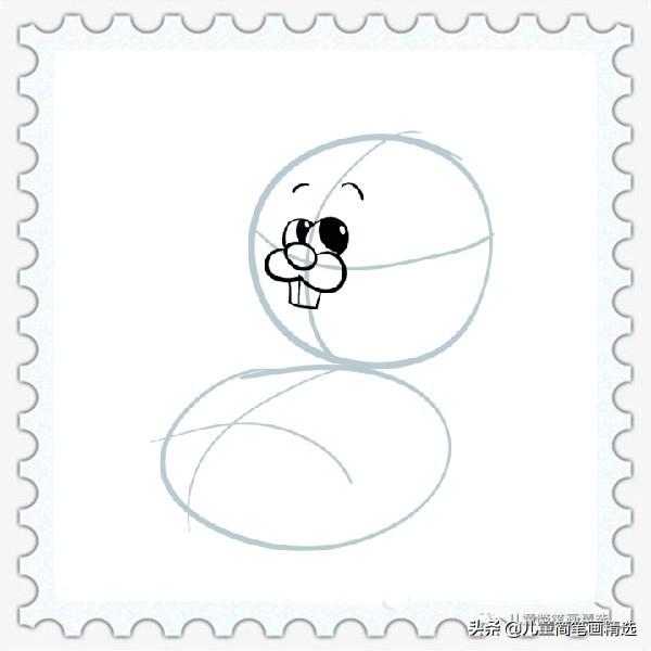 仓鼠简笔画怎么画  仓鼠的画法，仓鼠简笔画怎么画（儿童简笔画精选-仓鼠）