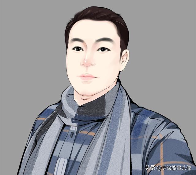 外国帅哥，微信头像，外国帅哥（来一波帅气男生的真人手绘动漫风格微信头像）