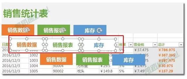Excel制作漂亮的切换式销售统计表：全民学Excel