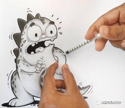 小恐龙怎么画，恐龙怎么画简单又好看（创意手绘丨他画出一只很有戏的小恐龙）