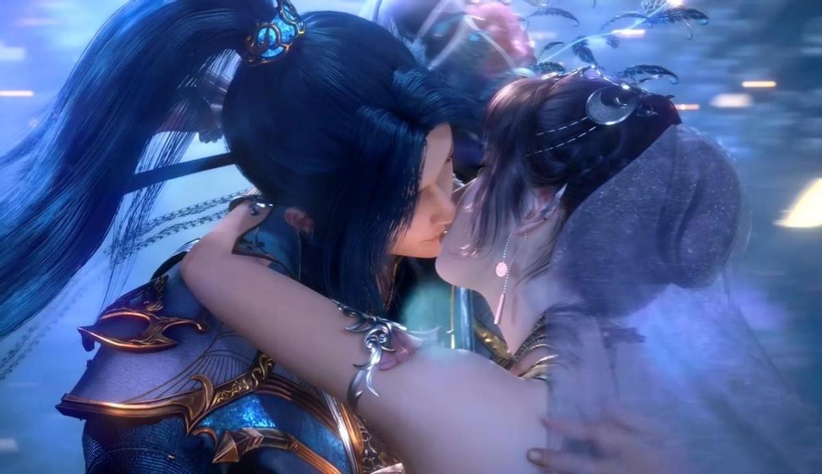 小舞成功扑倒唐三,三舞组合秀恩爱才刚开始,大招全在后面