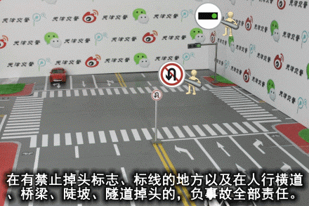 右转直行事故认定图解，27种常见全责交通事故动态图解收藏备用