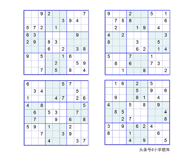 数独的入门解题方法，九宫数独练习和方法