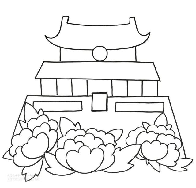 北京天安门怎么画(北京天安城门图片简笔画)