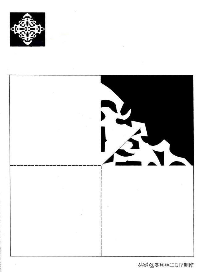 100种剪纸窗花教程图解，窗花剪纸教程图解（40多种雪花窗花剪纸图案）
