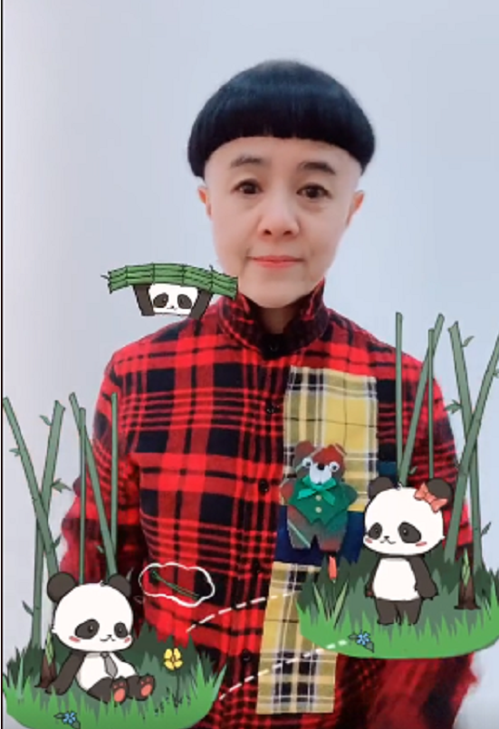 54岁金龟子刘纯燕暴瘦，路边热舞给阿尔法新歌打榜，锥子脸认不出