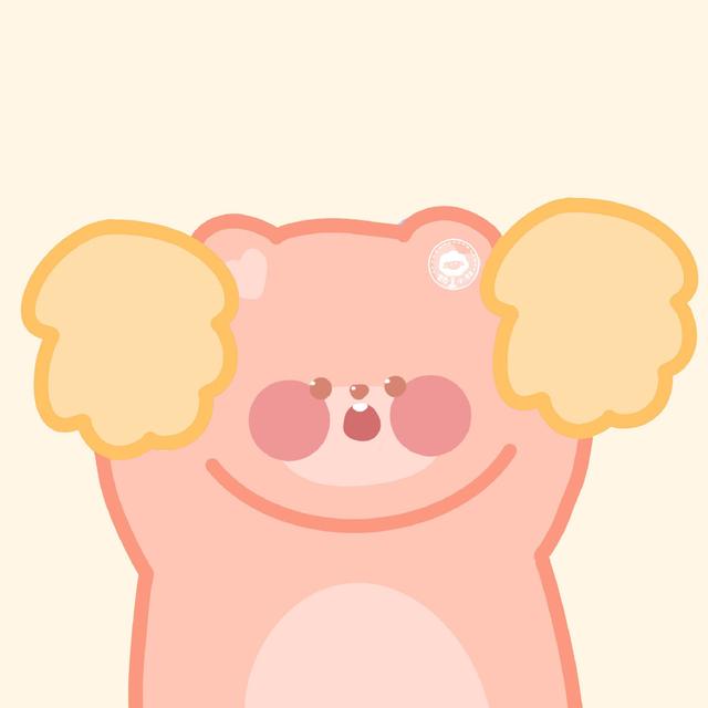 小熊表情包，微信头像，小熊表情包（卡通小熊头像，补充糖分的时间）