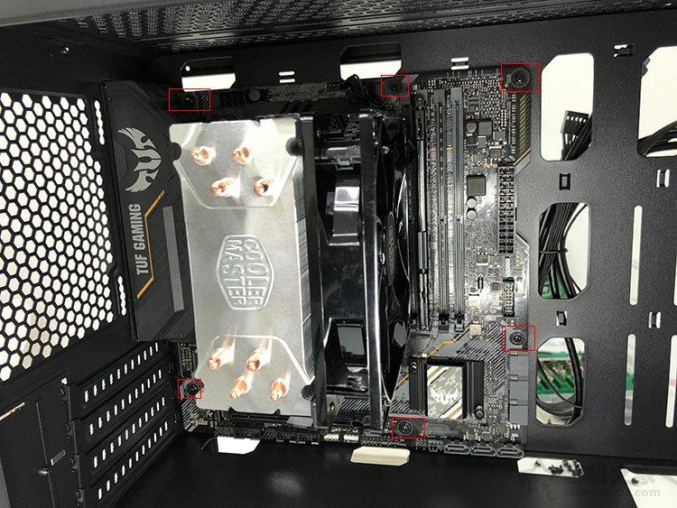 电脑主机的结构图解说明，主机箱内部结构图高清带名称及介绍