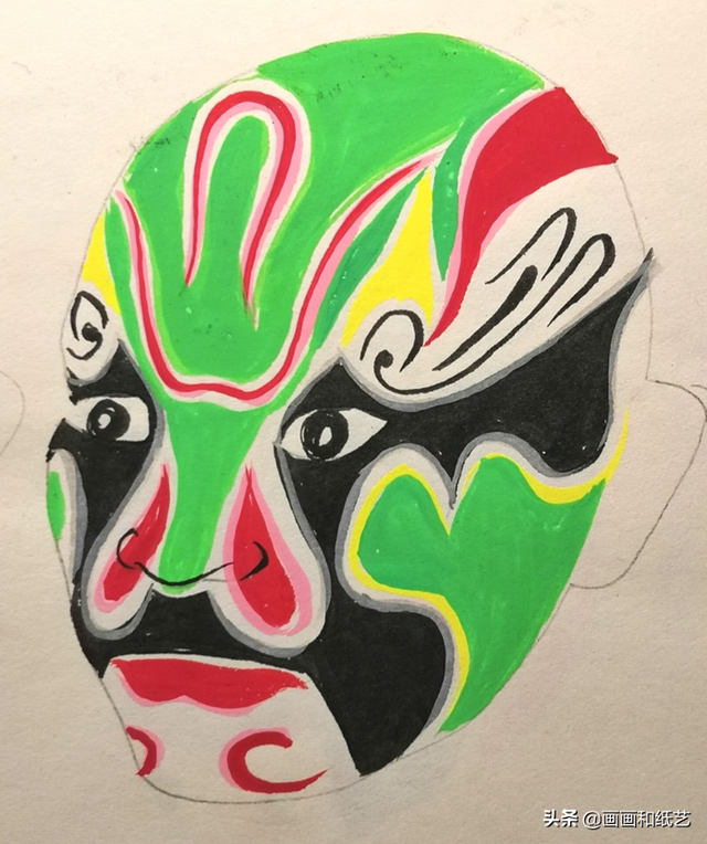 京剧脸谱颜色含义，京剧脸谱颜色的含义（绿色系京剧脸谱的人物特点）