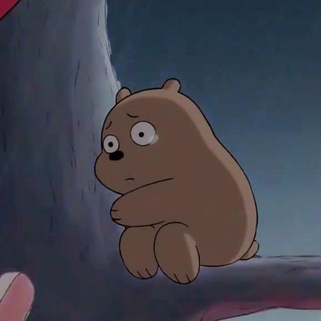 咱们裸熊白熊头像，咱们裸熊--白熊微信（我只是不开心）