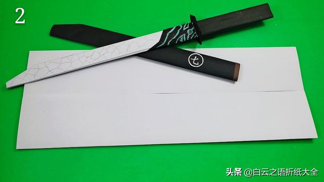 飞镖怎么折简单又帅气的飞镖，简单酷炫的飞镖折纸——可以玩的折纸（折一把伍六七系列之魔刀千刃图解教程）