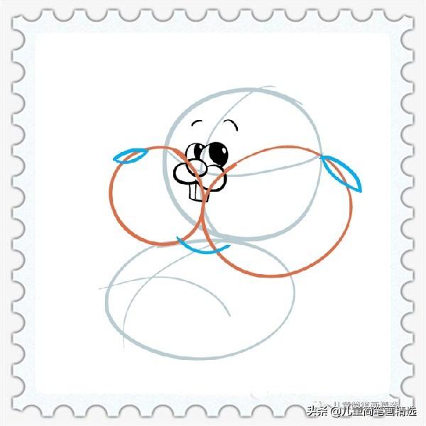 仓鼠简笔画怎么画  仓鼠的画法，仓鼠简笔画怎么画（儿童简笔画精选-仓鼠）