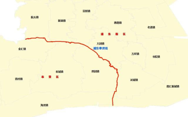 奉贤区属于浦东还是浦西，金山属于浦东还是浦西（上海浦东、各个郊区的“区界线”在哪）