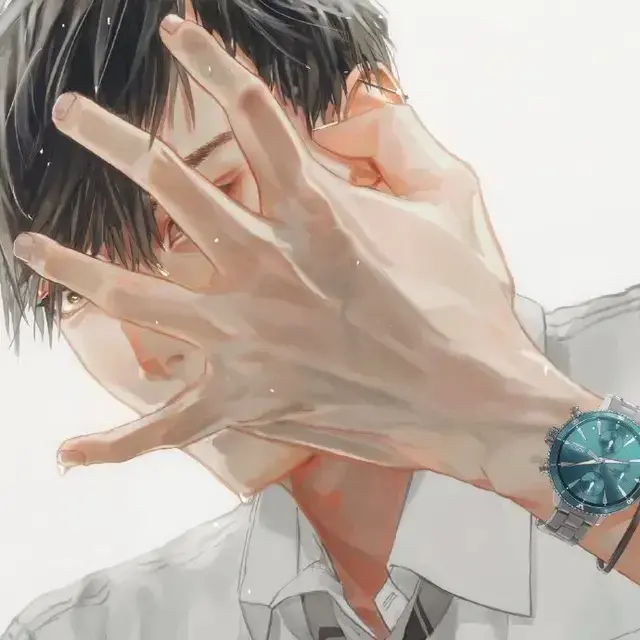 手控党福利/精致复古漫风人物局部插画欣赏，微信头像，手控党福利/精致复古漫风人物局部插画欣赏（漫画手控图片古风）