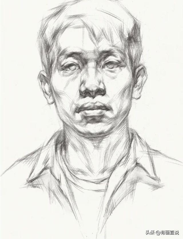 橡皮头，微信头像，橡皮头（分享结构素描高清临摹素材60张）