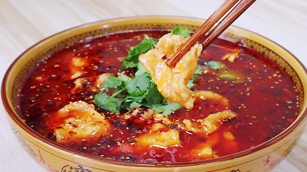 圖片[7]-【水煮捶的肉片】做法步驟圖 又嫩又滑太美味 麻辣爽口超下飯-起舞食譜網