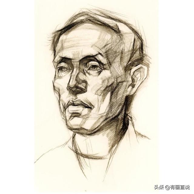 橡皮头，微信头像，橡皮头（分享结构素描高清临摹素材60张）