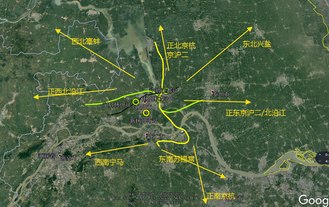 扬州高铁南站在哪里，扬州高铁东站在哪里（北沿江高铁扬州段并站困局）
