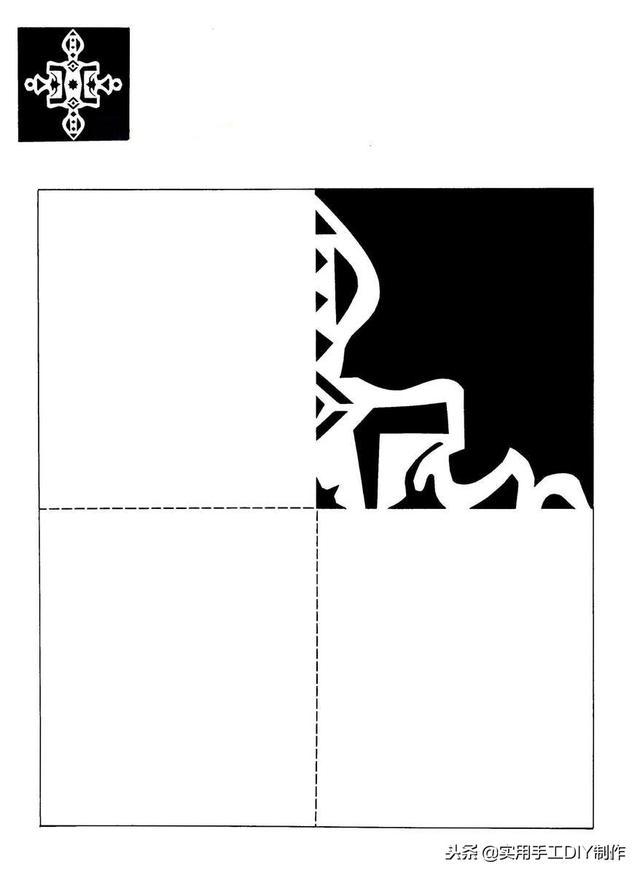100种剪纸窗花教程图解，窗花剪纸教程图解（40多种雪花窗花剪纸图案）